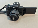 佳能（Canon）EOS M50一代M100M200M6M3m5二代學(xué)生入門視頻拍照二手微單相機 EOS-M50一代(15-45mm)套機 黑色 99新 曬單實拍圖