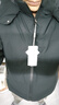七匹狼羽絨服男冬季款時(shí)尚短裝立領(lǐng)通道厚羽絨服保暖舒適防風(fēng)衣男裝外套 001(黑色) XL (180) 曬單實(shí)拍圖