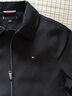 TOMMY HILFIGER【輕通勤】25新款春夏男商務休閑拉鏈翻領行政夾克外套04336 黑色BDS S （推薦：120-135斤） 曬單實拍圖
