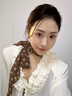 北極絨絲巾女法式波點(diǎn)加長絲巾2025春夏新款仿真絲薄款圍巾時(shí)尚百搭氣質(zhì) 棕色波點(diǎn) 210cm(定制版) 曬單實(shí)拍圖