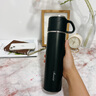 Stanisic德國品牌純鈦保溫杯男女士高檔便攜帶蓋喝水燜茶泡茶水杯子禮物 紳士黑【純鈦內膽 600ML】 曬單實(shí)拍圖