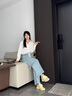 星期六德訓(xùn)鞋女平底透氣休閑系帶軟底顯瘦2025夏季新款百搭戶外運(yùn)動(dòng)鞋 黃色 37 (235mm) 標(biāo)準(zhǔn)碼 曬單實(shí)拍圖