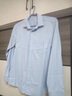 皮爾卡丹（pierre cardin）高端成衣免燙純棉襯衫男士短袖新款抗皺DP中年商務(wù)正裝襯衣 LMCS-999淺藍【短袖】 常規 41 曬單實(shí)拍圖