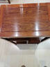 福祥萬(wàn)佳紅木家具非洲花梨（學(xué)名刺猬紫檀）新中式餐邊柜邊幾儲物柜茶葉柜全實(shí)木置物架 小茶幾45*30*65 雙門(mén) 曬單實(shí)拍圖
