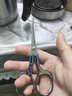 京噶新款手工剪不銹鋼家用縫紉線(xiàn)頭繡花裁縫剪紙精美尖嘴復古小剪 銀色 復古剪 曬單實(shí)拍圖
