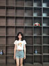棉致美式復古顯瘦牛仔短褲女夏季外穿高腰運動(dòng)休閑破洞五分褲女士寬松 藍色【289高品質(zhì)26】 M 90-100斤 曬單實(shí)拍圖