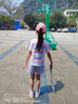 NICKYBABY女童運動(dòng)短褲夏季2025新款兒童五分褲薄款夏裝中褲女大童工裝褲子 18442紫色褲子【單褲子】 130 cm 曬單實(shí)拍圖