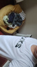 2XUContender系列運(yùn)動(dòng)短袖馬拉松跑步夏戶外休閑健身寬松排汗速干T恤 白色/大理石黑 M 曬單實(shí)拍圖