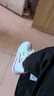 高端時尚氣墊小白鞋男皮面韓版情侶鞋休閑運動輕便潮內(nèi)增高板鞋男 白紅色內(nèi)增高 37 曬單實拍圖