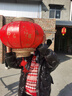 新新精藝元宵節(jié)燈籠仿羊皮大紅燈籠裝飾2025陽臺大門福字店鋪商場宮燈 曬單實拍圖