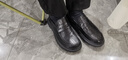 他她（TATA）商務(wù)休閑皮鞋男士一腳蹬真皮懶人鞋爸爸鞋2024冬TFE02DM4 黑色（單里） 39 曬單實拍圖