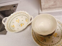 舍里春意碗盤(pán)餐具陶瓷飯碗雙耳碗家用高顏值米飯碗2025新款大湯碗面碗 8英寸深盤(pán)【六個(gè)裝】 曬單實(shí)拍圖