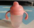 愛(ài)咔威（IKV）兒童水杯硅膠吸管杯學(xué)飲嬰幼兒吸嘴杯 寶寶水杯防漏吸管奶瓶開學(xué) 吸嘴杯-小粉瓶 160ml 曬單實(shí)拍圖