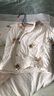 小三月新生嬰兒衣服秋冬棉衣上衣棉襖剛出生寶寶加厚冬季棉服分體冬裝 A108-S小熊咖 66碼，建議12-16斤 曬單實拍圖