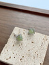 中國黃金足銀四葉草耳釘和田玉耳環(huán)新款高級耳七夕情人節(jié)禮物送女朋友老婆 【東方美人】和田玉四葉草耳釘+玫瑰禮盒 曬單實(shí)拍圖