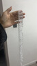 文枝頸部裝飾帶 蕾絲飄帶疊戴層次感設(shè)計(jì)蕾絲飄帶細(xì)窄女百搭鎖骨頸帶 白+黑兩條裝 曬單實(shí)拍圖