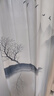 愛(ài)巢鳥(niǎo)窗簾紗簾免打孔透光不透人新中式山水畫(huà)隔斷簾中國風(fēng)屏風(fēng)遮擋簾子 依山傍水-皇冠紗 白桿1.6-2.1m/簾寬3*高2.7m雙開(kāi) 曬單實(shí)拍圖