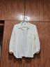 森馬（Semir）[商場(chǎng)同款]長(zhǎng)袖襯衫女中長(zhǎng)款寬松2024冬季燈芯絨上衣101724105001 曬單實(shí)拍圖