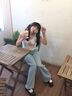 歌詩(shī)慧短袖女夏季新款2025甜美卡通印花上衣修身顯瘦休閑百搭小個(gè)子女裝 印花甜妹蕾絲短袖 M 【建議91-105斤】 曬單實(shí)拍圖