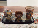澤名家中國風(fēng)茶具套裝家用整套送禮柴燒窯變陶瓷蓋碗茶杯泡茶壺敦煌飛天 敦煌飛天 蓋碗套組 11件 曬單實拍圖