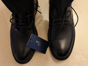 蜀黍家商務(wù)正裝休閑皮鞋男2024春季新款英倫風(fēng)真皮結婚黑色尖頭鞋 黑色 42 曬單實(shí)拍圖
