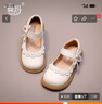 舞瑪女童鞋子兒童真皮公主小皮鞋2025新款春秋季學(xué)生演出鞋校園單鞋 曬單實(shí)拍圖