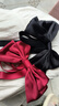 梵緹婭新款兒童緞面飄帶大蝴蝶結發(fā)夾女童過(guò)新年酒紅氣質(zhì)后腦勺夾子頭飾 大蝴蝶結發(fā)夾【黑色+酒紅】 曬單實(shí)拍圖