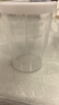 京橘 透明塑料小量杯家用刻度食品級兒童喂藥量杯塑料杯100毫升計量杯 【50ml塑料量杯】帶蓋5只裝 曬單實(shí)拍圖