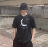 肯奈迪棉質(zhì)短袖t恤男夏季新款大碼落肩袖寬松體恤男士潮牌圓領(lǐng)休閑半袖 棉質(zhì)短袖T恤-星球月亮款 黑色 XL 【170-180cm】 曬單實(shí)拍圖