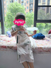 G.DUCKKIDS古風(fēng)漢服女童旗袍連衣裙2025新款兒童裝改良新中式古箏演出服夏季 青竹 130 曬單實拍圖