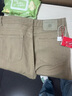 皮爾卡丹卡其色褲子女2025新款夏季薄款寬松牛仔褲休閑窄版女褲春秋直筒褲 卡其色 XL 【推薦115-125斤】 曬單實(shí)拍圖