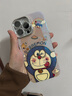 圣圖朗高級感藍光叮當貓iphone15新款蘋(píng)果16手機殼13可愛(ài)情侶14promax卡通女Mate60帶鏡頭膜12華為11全包 閃粉鏡頭膜 點(diǎn)鉆吐舌頭叮當貓-粉色  iPhone 16 pro max 曬單實(shí)拍圖