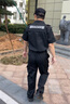 際華特訓(xùn)夏裝服物業(yè)門(mén)衛(wèi)春秋套裝作訓(xùn)服男夏裝安保押運(yùn)保安夾克工作服服 夏短套裝(上衣褲子+標(biāo)+腰+帽) 5/XL(130-155斤) 曬單實(shí)拍圖
