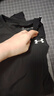 安德瑪（Under Armour）兒童長袖T恤男童衣服套頭衫圓領衛(wèi)衣上衣243124169 黑色 170cm  曬單實拍圖