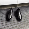 富貴鳥(niǎo)商務(wù)正裝鞋男鞋休閑皮鞋男士尖頭德比鞋通勤職業(yè)鞋軟底新郎結婚鞋 黑色 41 曬單實(shí)拍圖