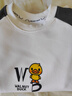 WALNUT DUCK小黃鴨中小童衛(wèi)衣2025春季男女兒童印花衛(wèi)衣 果綠色 150  曬單實(shí)拍圖