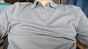 威可多（VICUTU）云朵毛衫男士商務(wù)休閑通勤POLO針織衫灰色175/96B 曬單實(shí)拍圖