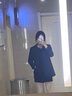繪詩慧休閑西裝外套女裝秋季高級感2024新款正裝職業(yè)通勤小個子小西服 兩粒扣西裝外套【黑色】 L 【建議100-110斤】 曬單實拍圖