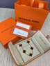MITHAOL KUSC四葉草五花銀手鏈女 輕奢小眾高級感紅瑪瑙手飾 五花紅瑪瑙四葉草【專柜禮盒】 曬單實拍圖