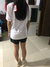 李寧運(yùn)動(dòng)裝套裝女夏季速干冰絲短袖短褲兩件套跑步健身運(yùn)動(dòng)服飾套裝 白色（建議拍小一碼） L 曬單實(shí)拍圖