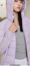 美力城鵝絨羽絨服內膽貼身新款女裝短款外套三防輕薄款時尚暖天鵝系列 霞光紫 XL 曬單實拍圖