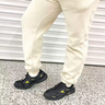 駱駝動感男鞋夏季薄款透氣鏤空網(wǎng)面網(wǎng)鞋軟底耐磨運動休閑涉水戶外登山鞋 黑色 44 曬單實拍圖