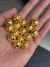 鑫誠(chéng)盛3D硬金999足金黃金招財(cái)金錢(qián)珠銅錢(qián)金珠子貔貅DIY串珠手鏈 16MM金錢(qián)珠約2.2g 曬單實(shí)拍圖