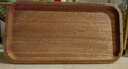 京婉日式烏檀木托盤(pán)實(shí)木長(cháng)方形家用餐具茶水杯盤(pán)橢圓形碟西餐圓形盤(pán)子 烏檀木長(cháng)方25*13CM 曬單實(shí)拍圖