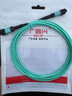 廣昌興（G.C.X）MPO-MPO電信光纖跳線萬兆多模100G B極性兼容MTP-MTP阻燃低煙無鹵支持40g光模塊收發(fā)器尾纖連接線 OM4 (12芯）適用100/200/400G 2米 曬單實拍圖