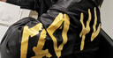BOY LONDON【倫敦塔橋】短款棉服情侶冬仿?tīng)C金潮流棉衣外套N29008 黑色 L 曬單實(shí)拍圖