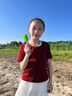 LUSON陳大豬童裝 女童短袖t恤夏季2025新款洋氣兒童假兩件上衣女 曬單實(shí)拍圖