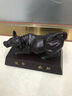 MOREISAN黑檀木牛擺件工藝品牛氣沖天中式輕奢實(shí)木雕刻擺放客廳老板辦公室桌玄關(guān)裝飾品 【黑檀】中號 曬單實(shí)拍圖