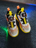 ABC KARUN賽羅奧特曼男童運動(dòng)鞋2025秋冬加絨兒童鞋子發(fā)光鞋紐扣寶寶男孩鞋 60黃色-皮面單鞋 27 內長(cháng)16.7cm 曬單實(shí)拍圖