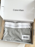 Calvin Klein內(nèi)衣【摩登引力帶】25春夏女ck可外穿羅紋修身包臀針織半裙QS7350 P7A-椰青灰 M 曬單實拍圖